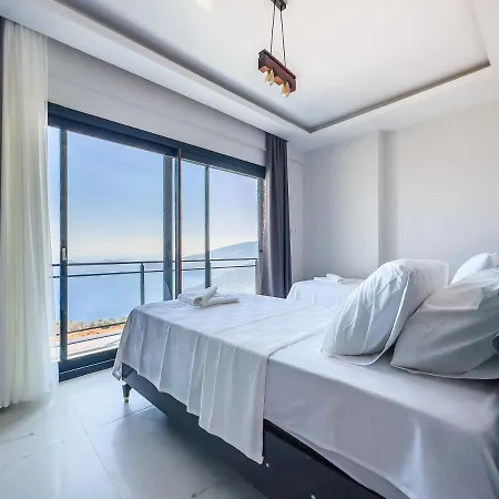 Kalkan Luxury With Panoramic Sea View Villa Kaş