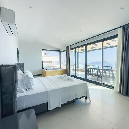 Kalkan Luxury With Panoramic Sea View Villa *