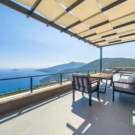 Kalkan Luxury With Panoramic Sea View Villa
