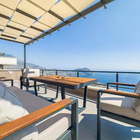 Kalkan Luxury With Panoramic Sea View Villa