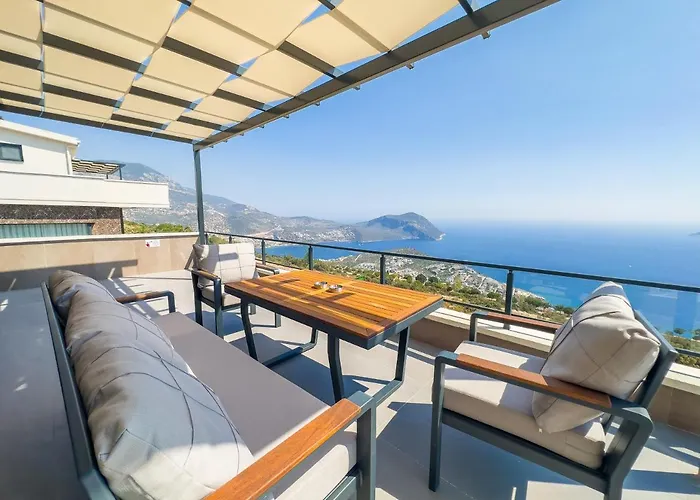 Kalkan Luxury With Panoramic Sea View