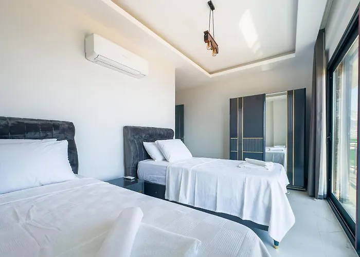 别墅 Kalkan Luxury With Panoramic Sea View