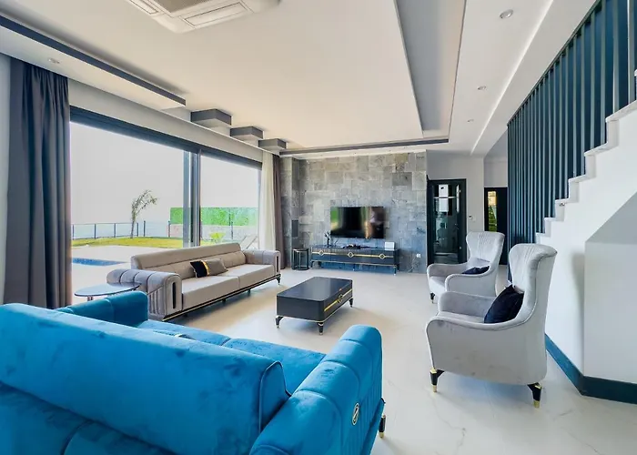 Kalkan Luxury With Panoramic Sea View 卡斯