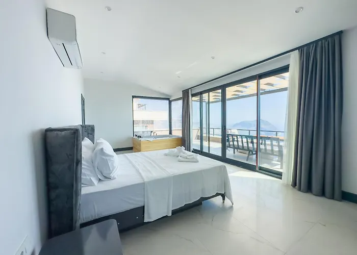 Kalkan Luxury With Panoramic Sea View 别墅 *