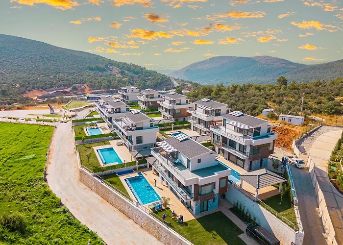 别墅 Kalkan Luxury With Panoramic Sea View 卡斯