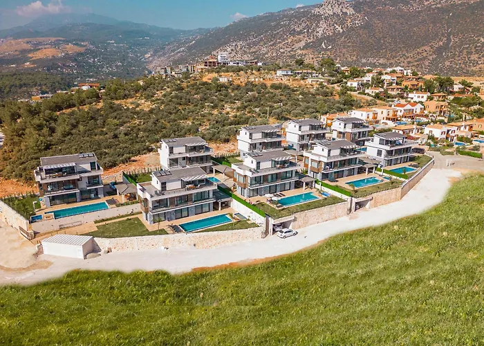 别墅 Kalkan Luxury With Panoramic Sea View