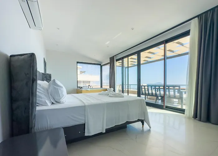 别墅 Kalkan Luxury With Panoramic Sea View