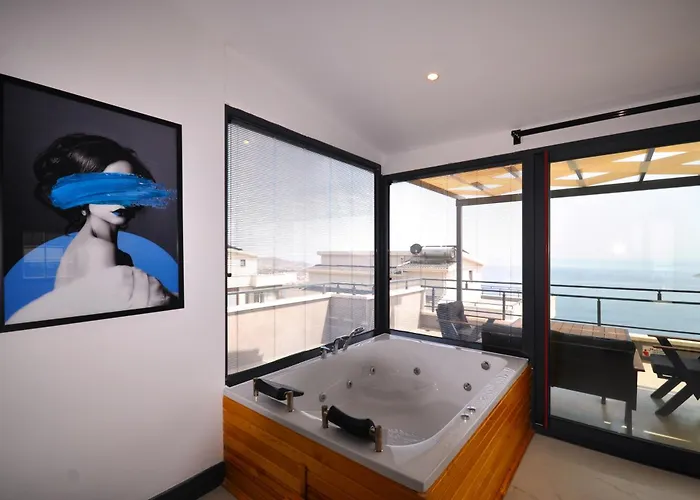 别墅 Kalkan Luxury With Panoramic Sea View