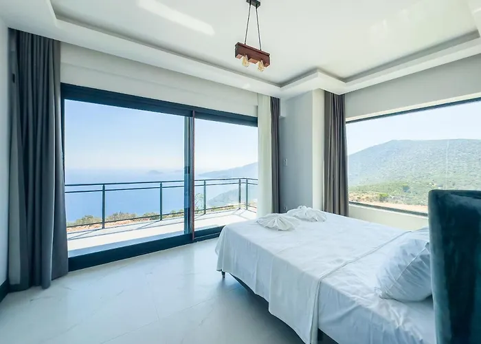 Kalkan Luxury With Panoramic Sea View Kaş