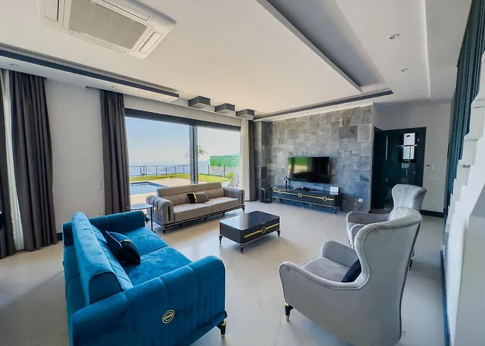Kalkan Luxury With Panoramic Sea View Villa Kaş